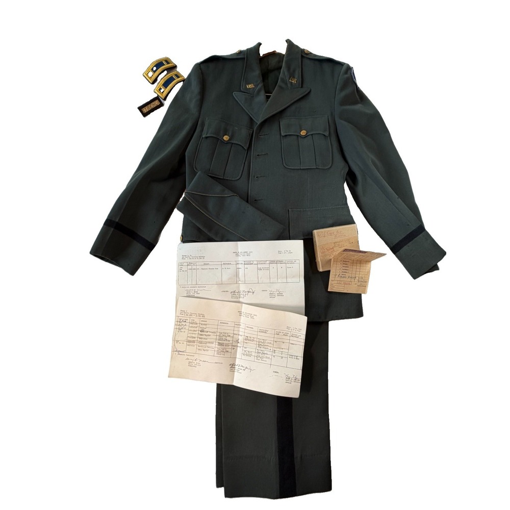 1965 IS Army Captain VIII Corps MI Austin TX Uniform Grouping Docs Vietnam